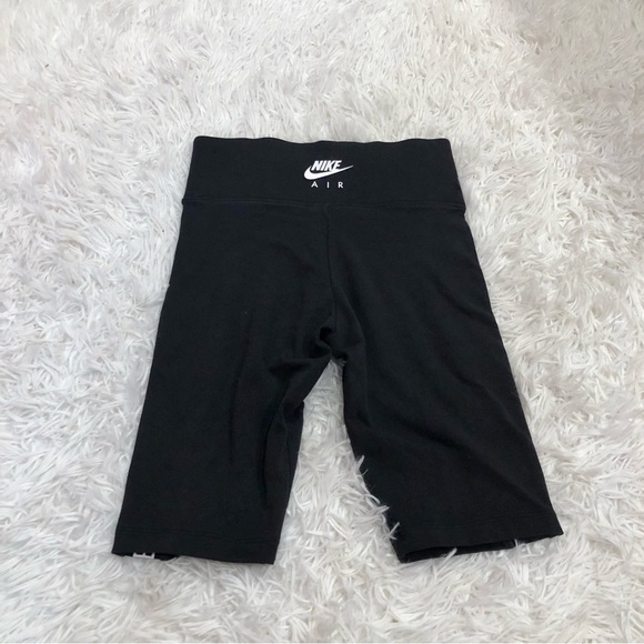 Nike‎ Air Logo Bike Shorts Black White XS - Picture 5 of 9